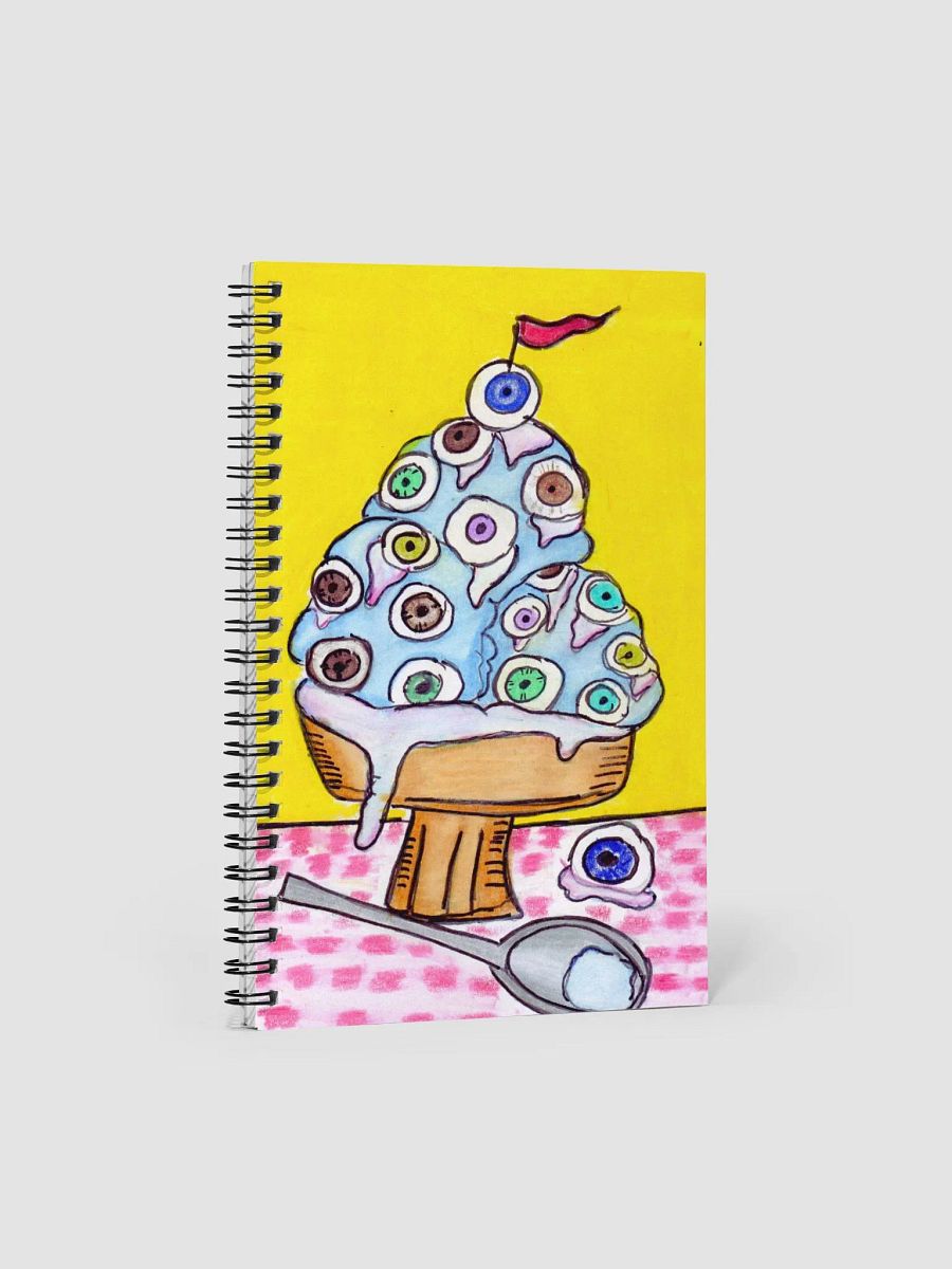 Eyeball Ice Cream Notebook product image (1)