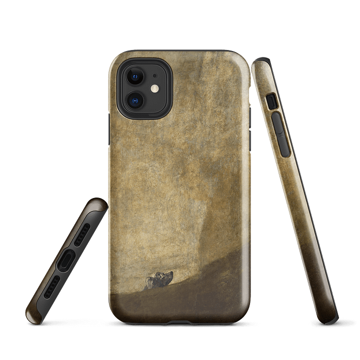 The Dog by Francisco Goya iPhone® Tough Case product image (1)