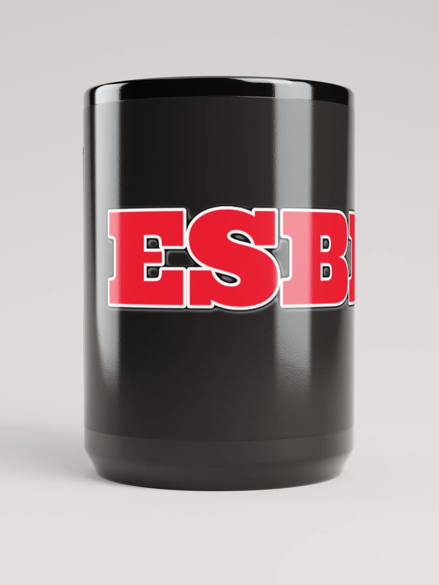 ESBI Black Glossy Mug product image (5)