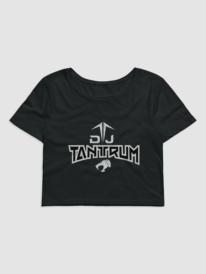 Women's DJ TanTrum Crop T-Shirt (Black) product image (1)