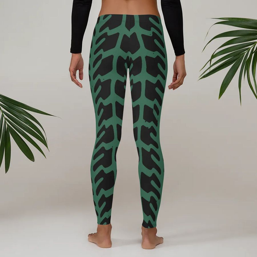 Green Tracks All-Over Leggings product image (4)