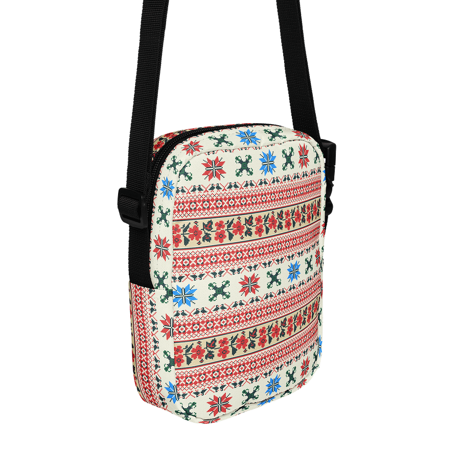 Neutral Palestinian Tatreez Crossbody Bag product image (4)