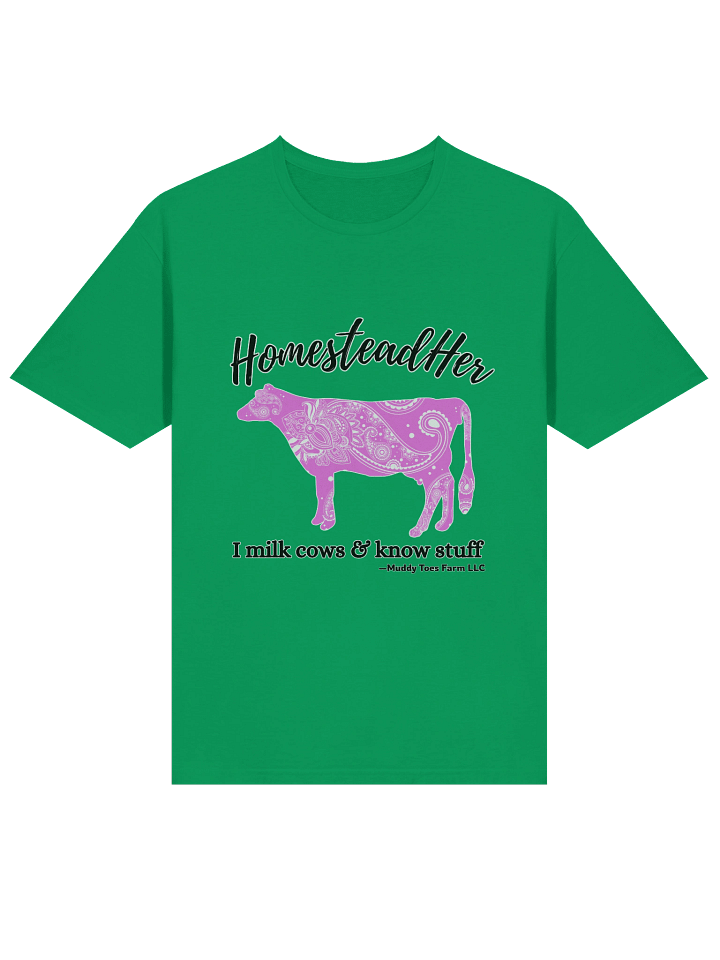 HomesteadHer Paisley Cow T-Shirt (Women's) product image (1)