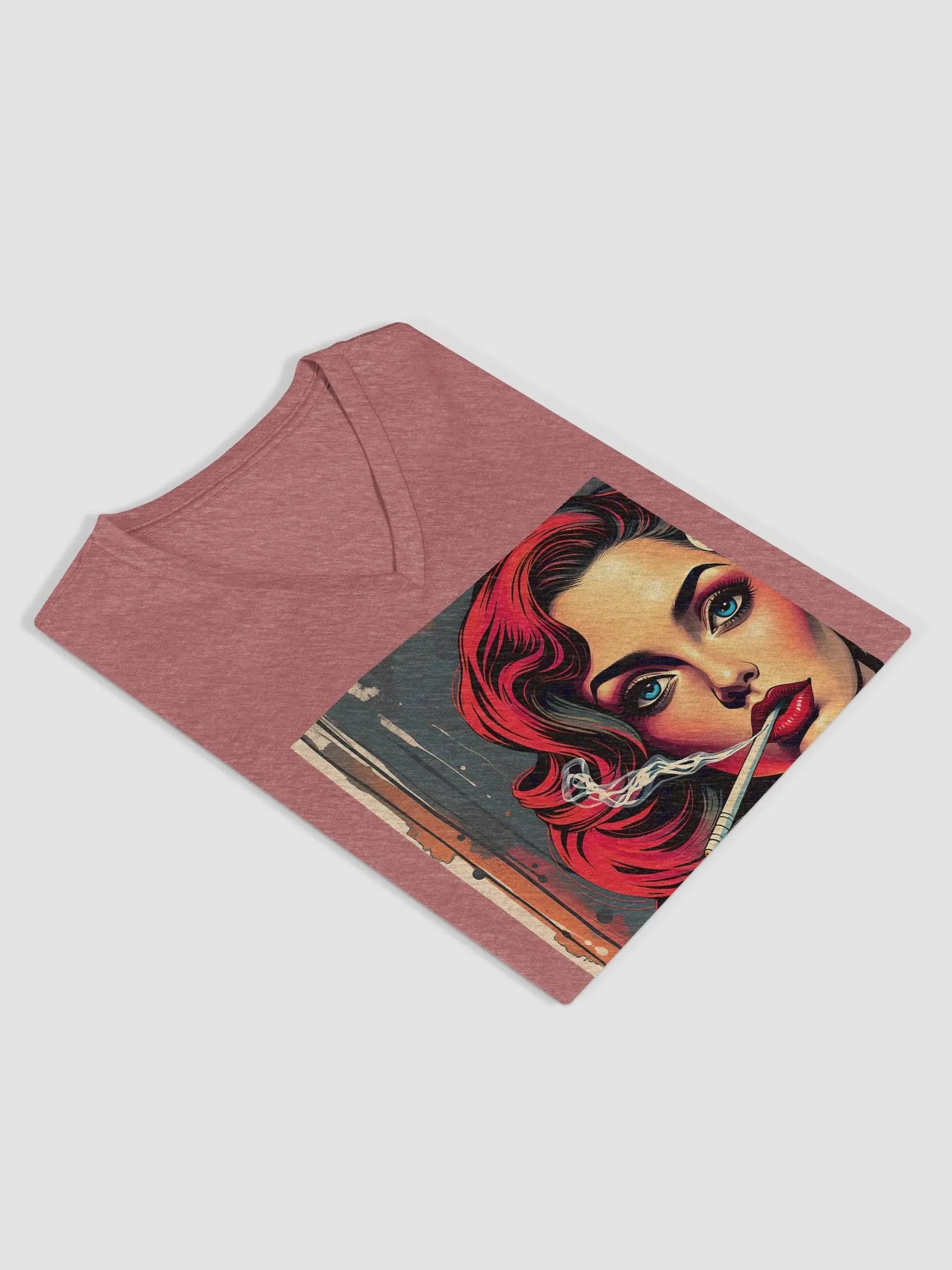 Elegance in Comfort: Relaxed V-Neck T-Shirt product image (4)