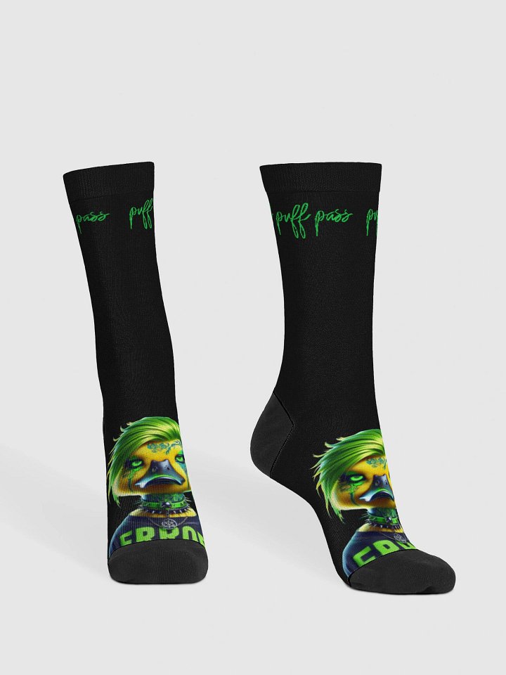 Puff Puff Pass Crew Socks product image (2)