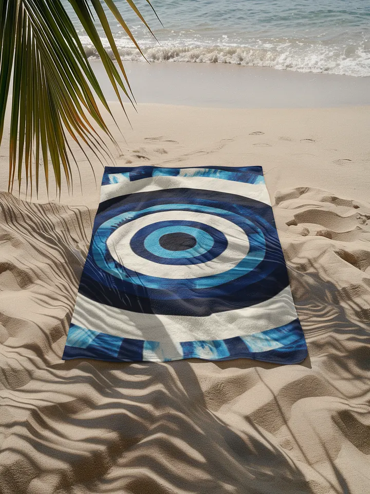 Blue Mati: Plush Towel product image (2)