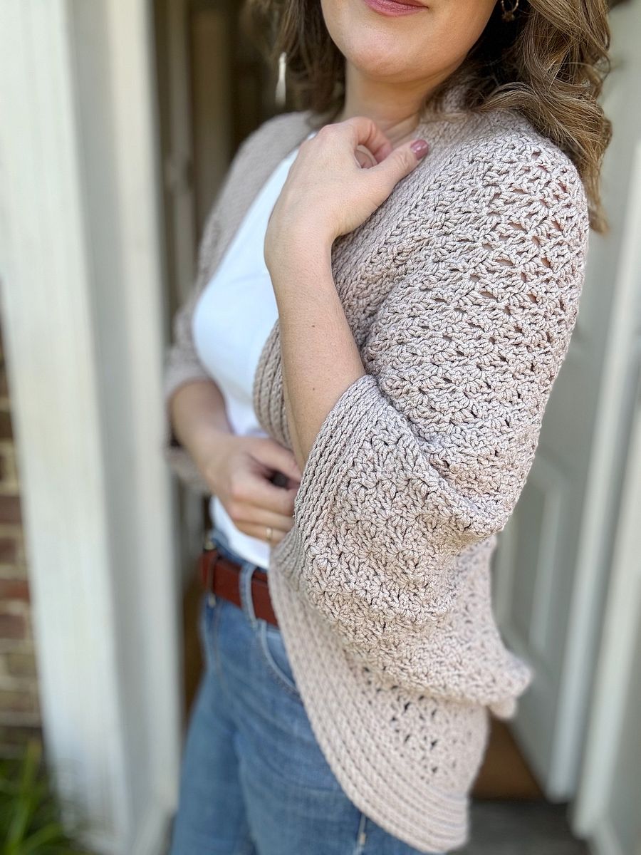 Easy Cocoon Cardigan Crochet Pattern PDF | XS-5XL (30-62" Chest) product image (3)