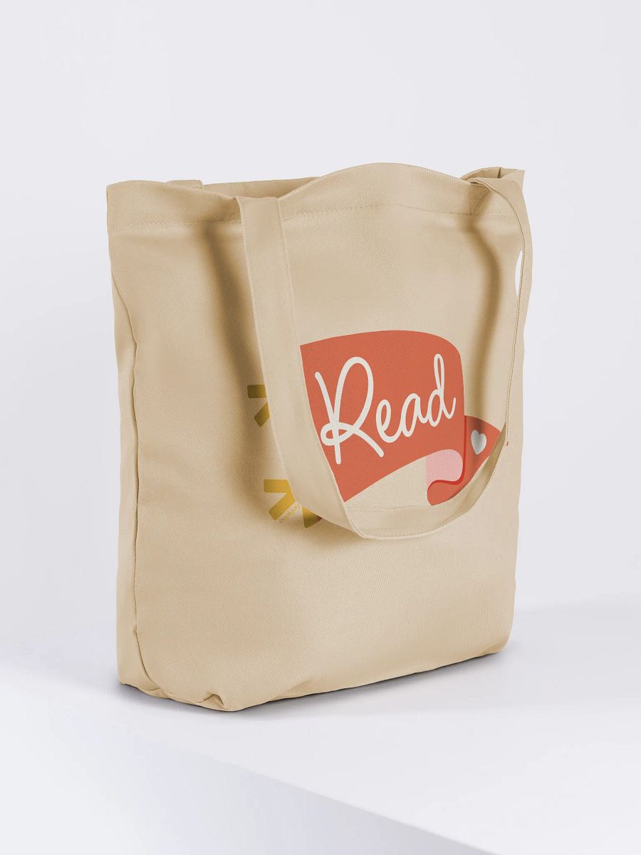 Go Team...Read! Red Pennant Tote product image (3)