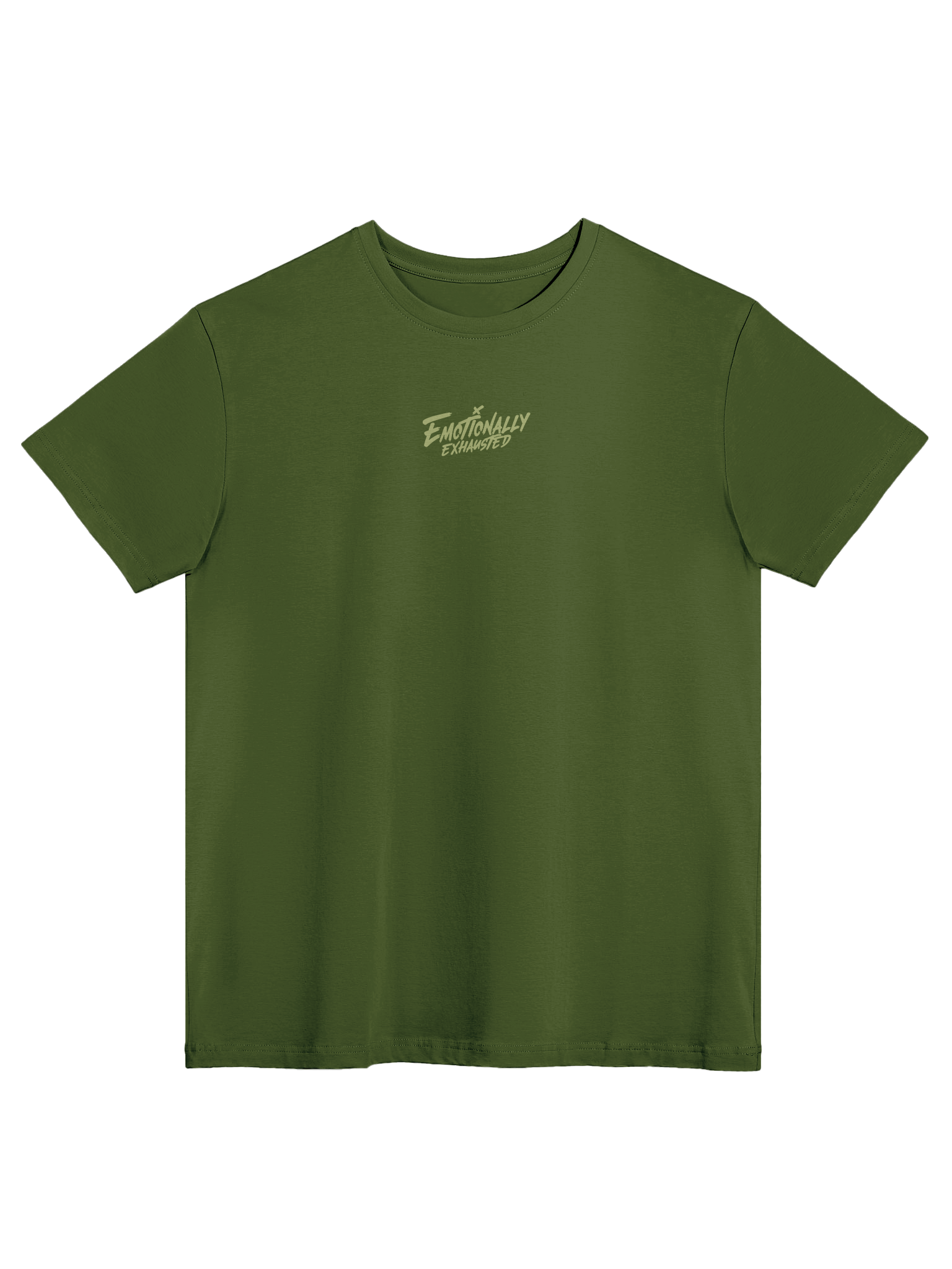 Emotionally Exhausted Tee - Green product image (1)