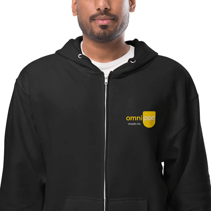 Omnipod Fleece Zip-Up Hoodie product image (1)