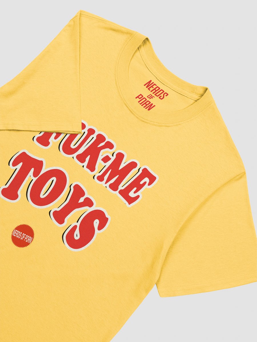 Fuk-Me Toys Logo Tee (yellow, white) product image (6)