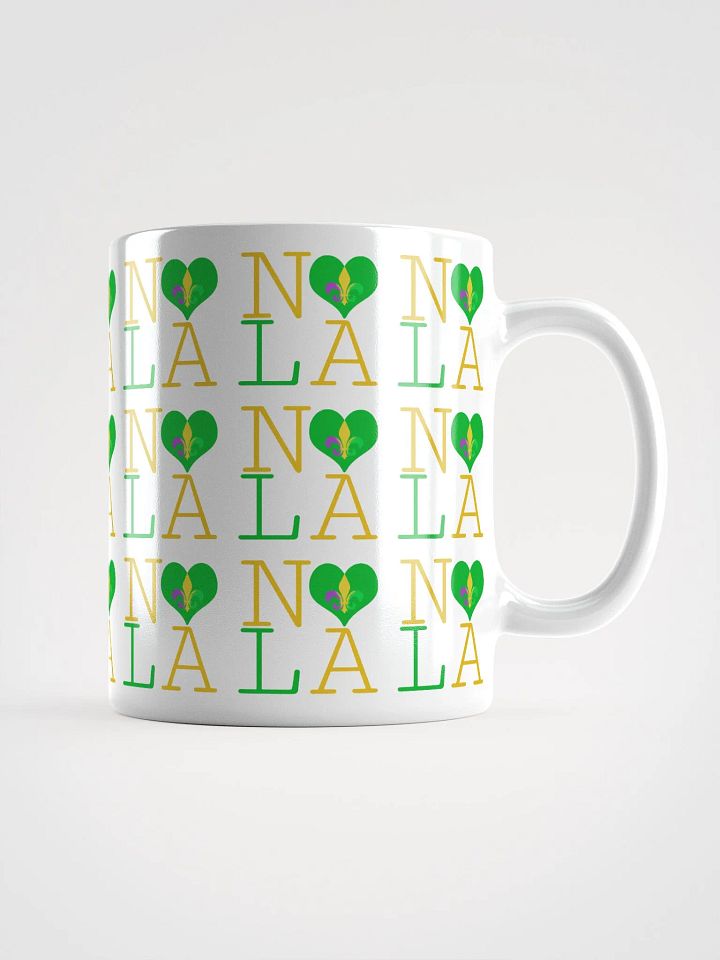 I LOVE NOLA **LEGACY MUG** (MARDI GRAS 2 FULL INFINITY) product image (2)