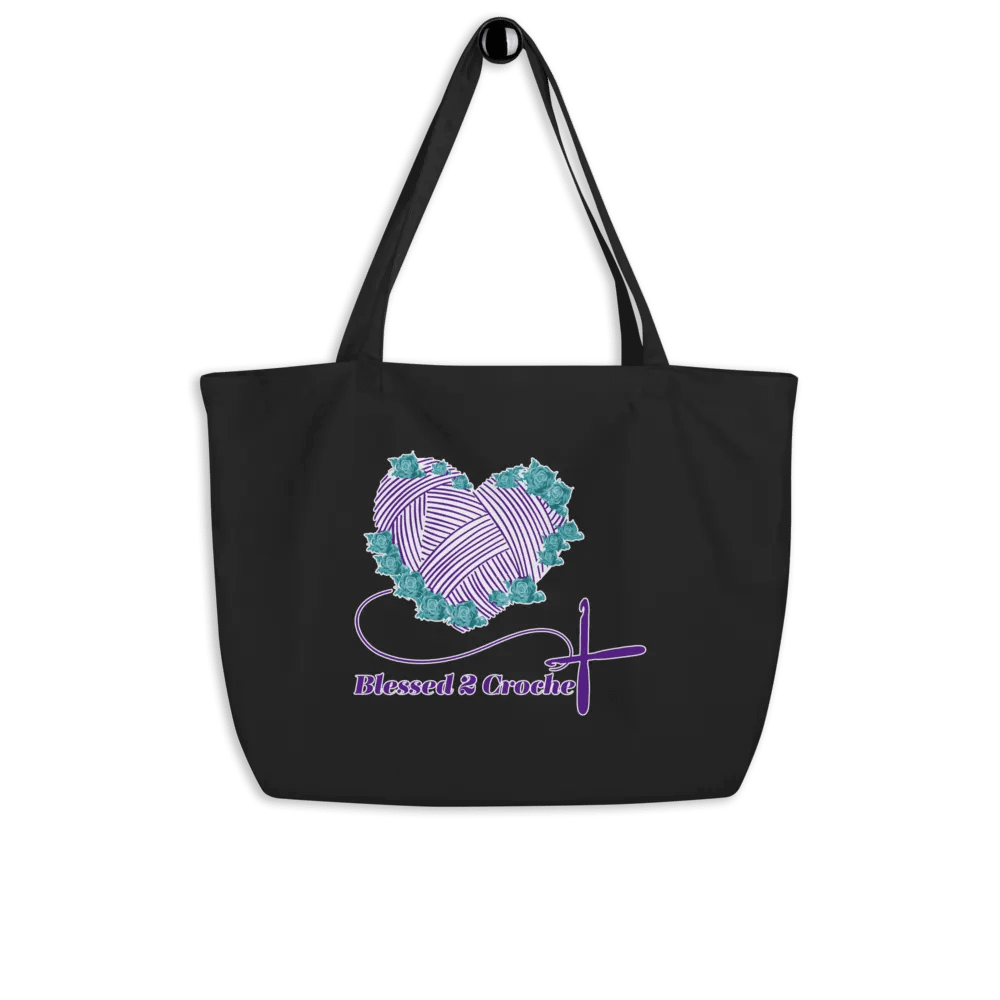 Blessed2Crochet Tote Bag product image (4)