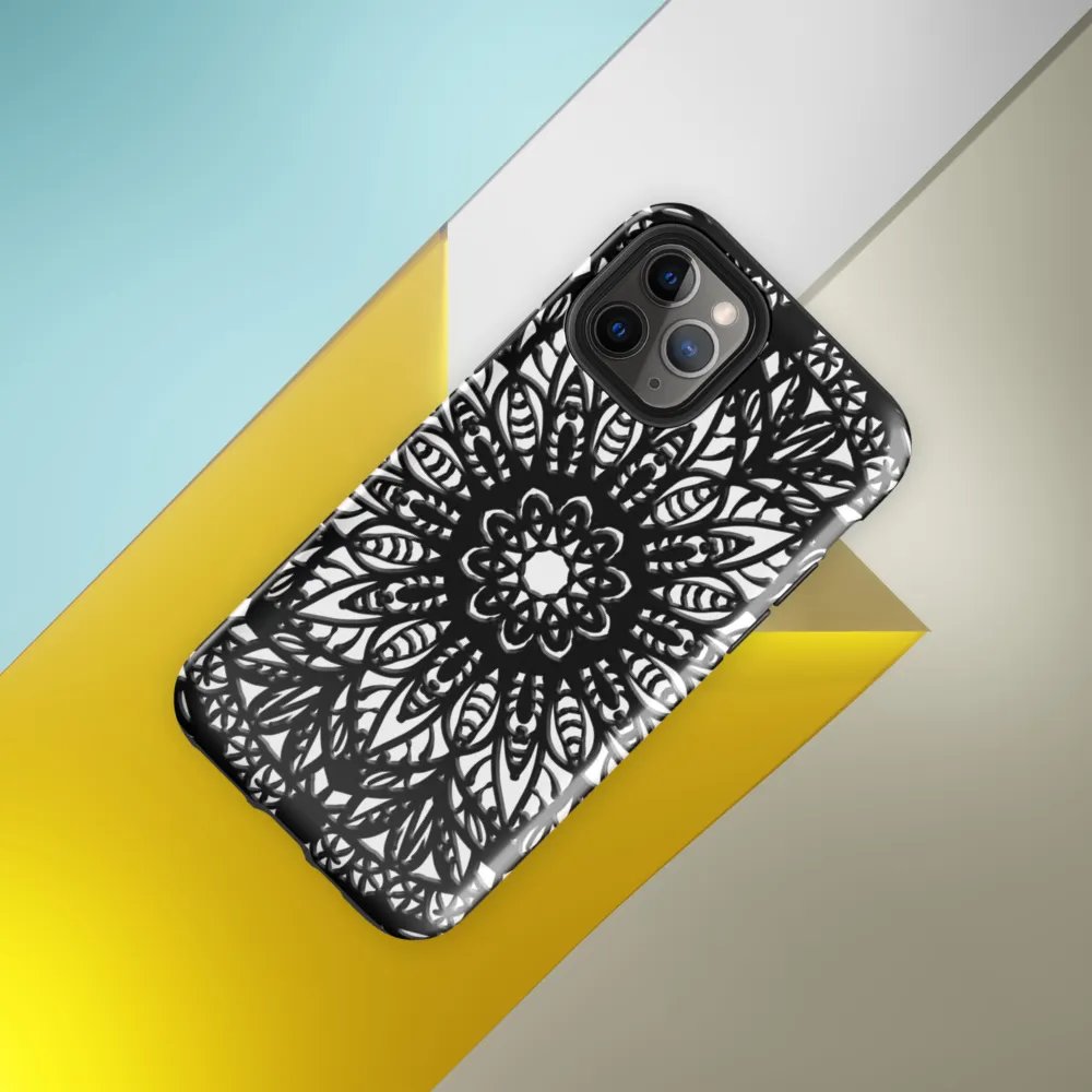 Monochrome Mandala Phone case product image (8)