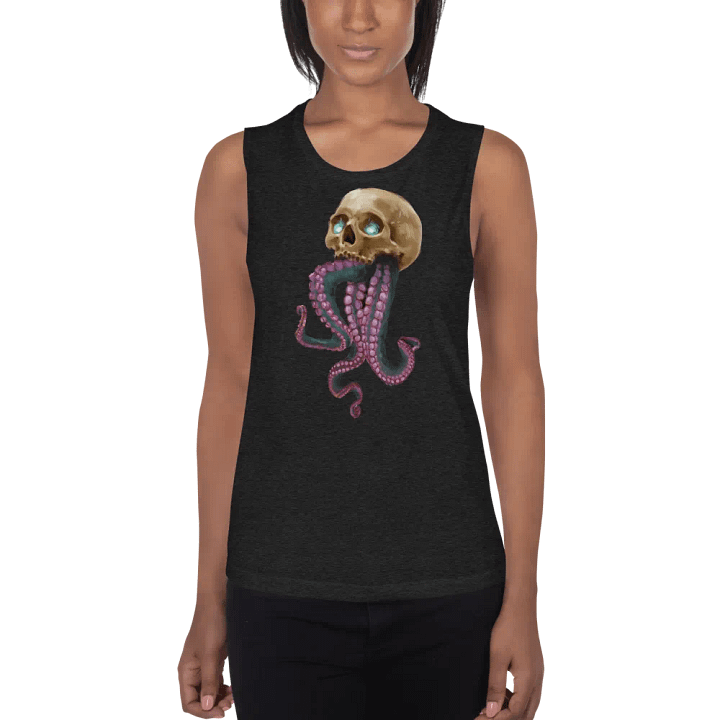 Skull & Tentacles Woman's Muscle Tank by Chori product image (1)