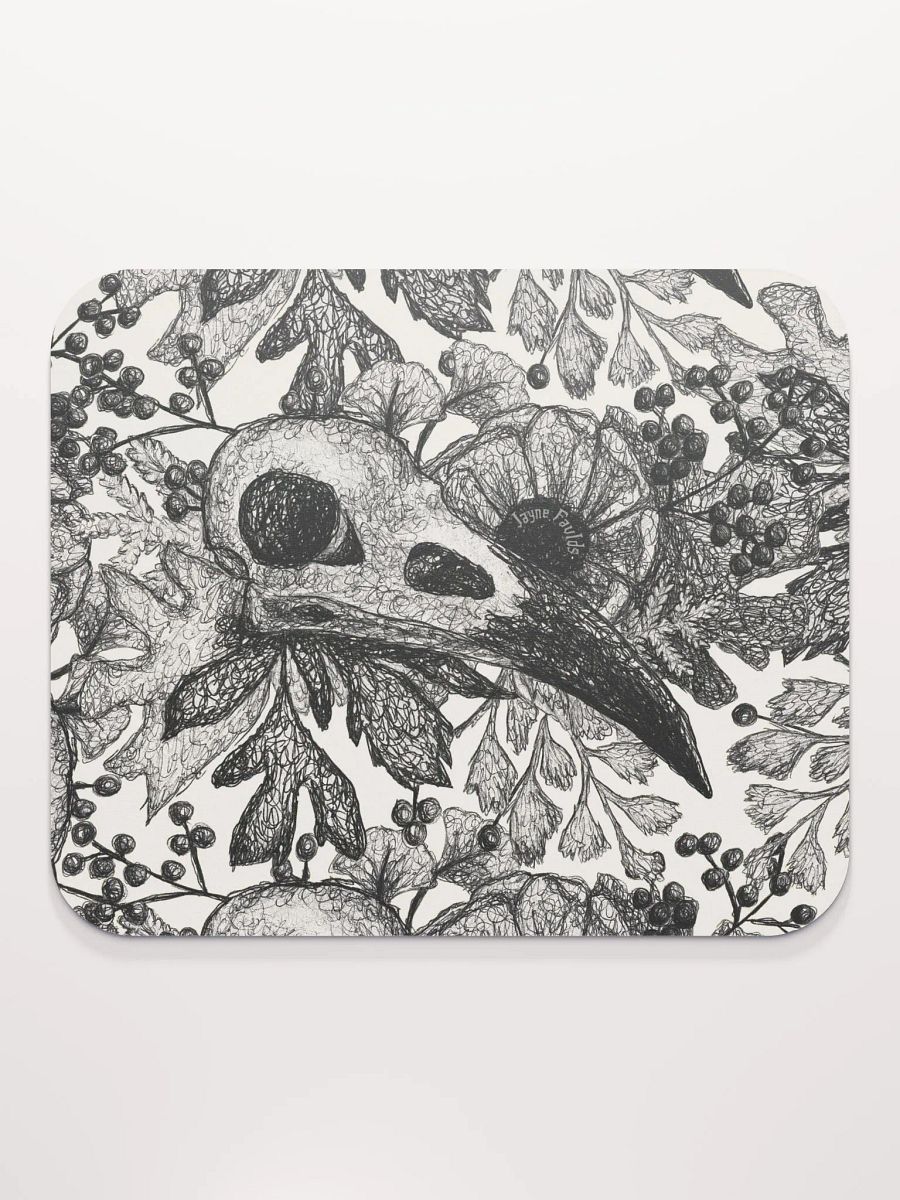 Raven Skull Mouse Mat product image (1)