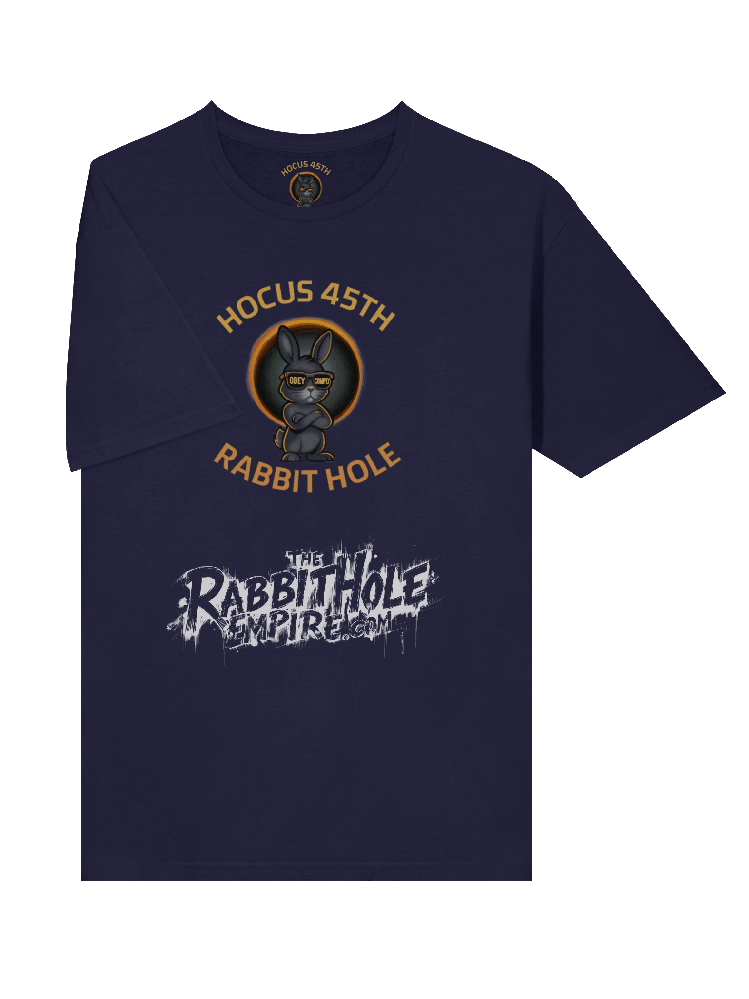 Hocus 45th Rabbit Hole (Navy Blue t-Shirt) product image (5)