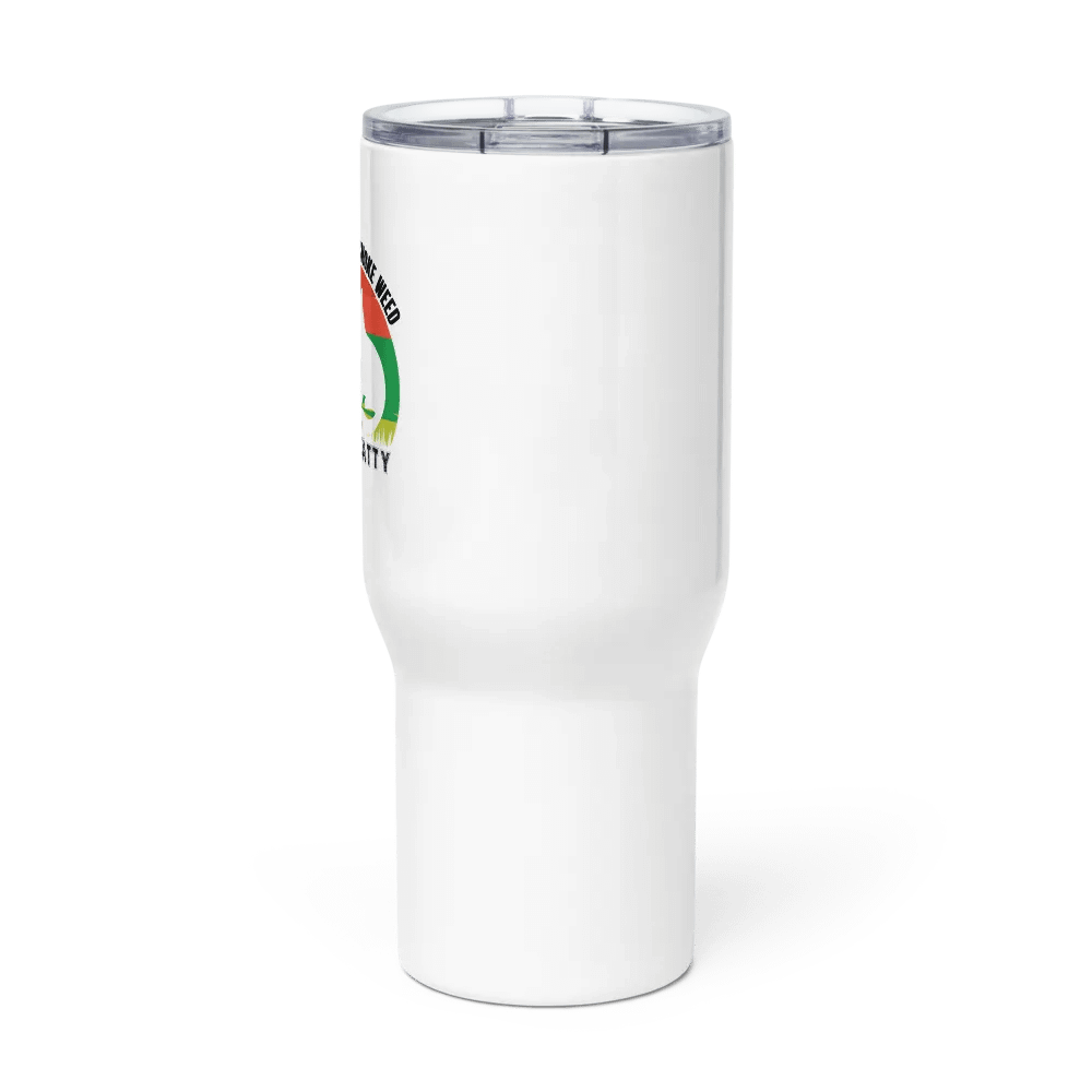 I Just Want to Smoke Weed with Catty - Travel Mug w/ Handle product image (3)
