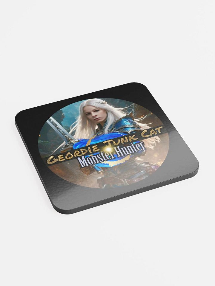 MONSTER SLAYER ONE Drink Coaster (3.74″x 3.74″, US and EU SHIPPING) product image (2)