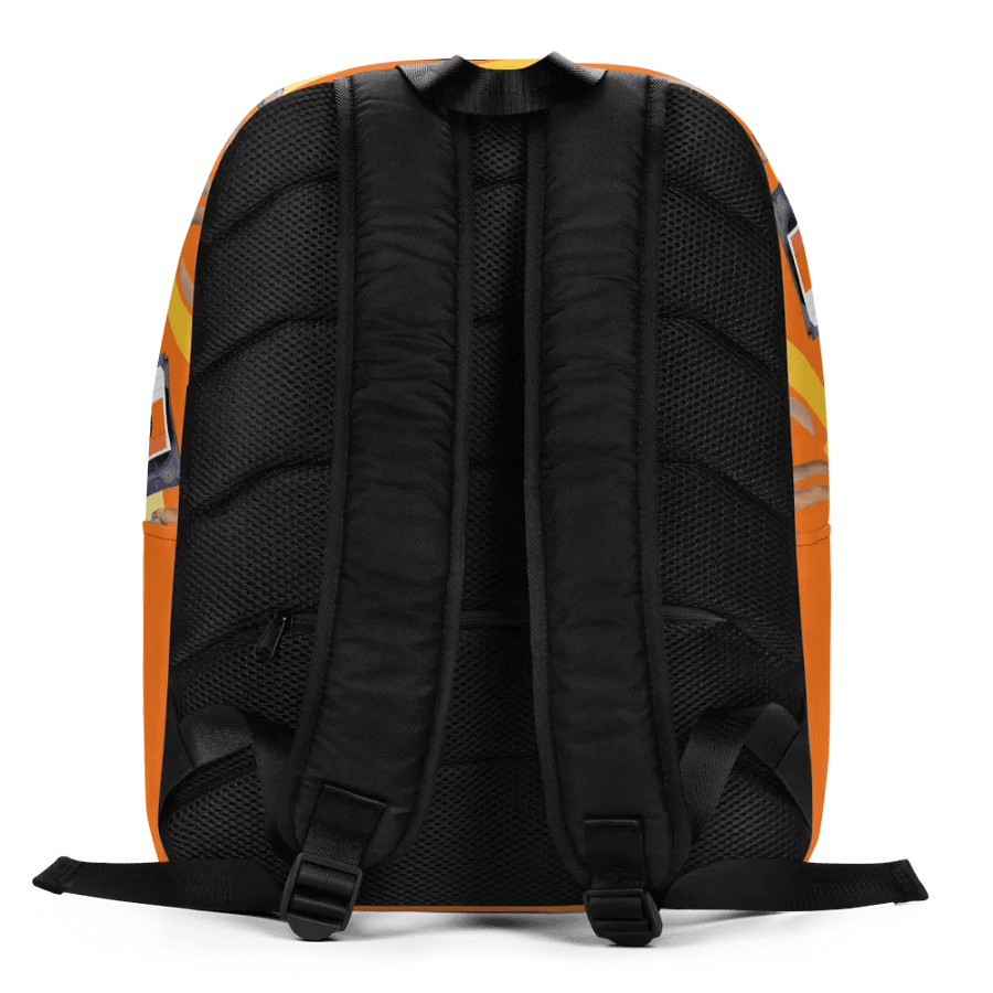 Mater Dolorosa meets Roland TB 303 by Frank Fonik Techno EDM Minimalist Backpack product image (5)