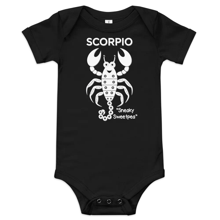 Sneaky Sweetpea Scorpion Baby Onesie product image (1)
