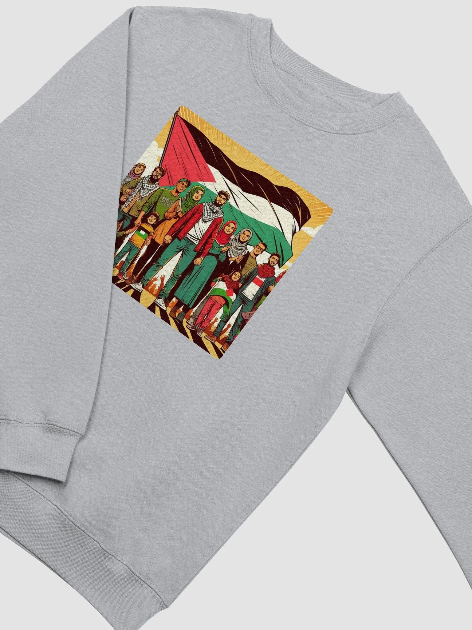 Unity Flag Premium Crewneck | Free palestine product image (11)