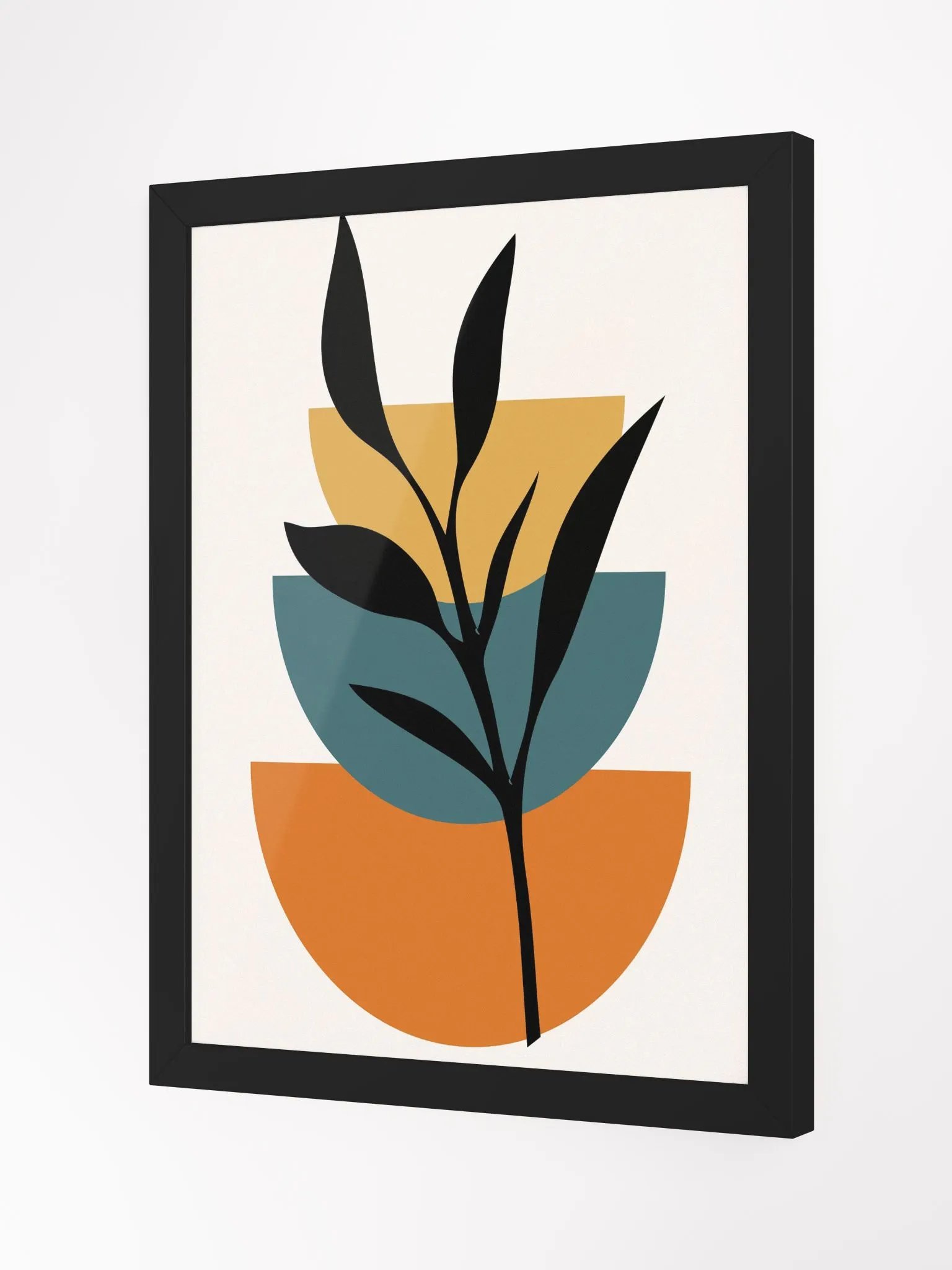 Abstract Botanical Bliss Framed Poster product image (18)