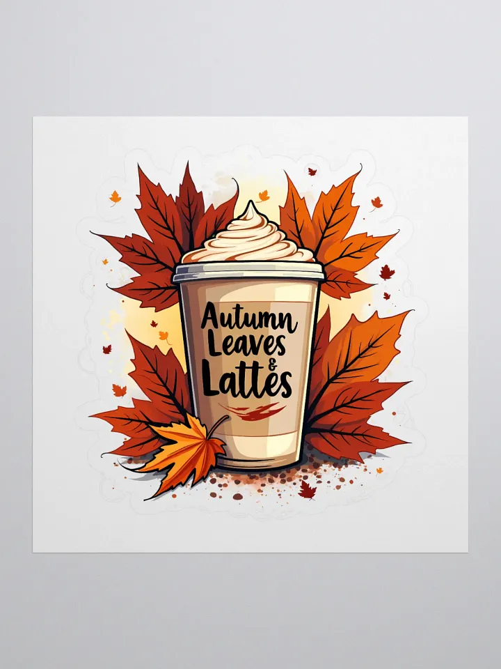 Autumn Leaves & Lattes Stickers product image (1)