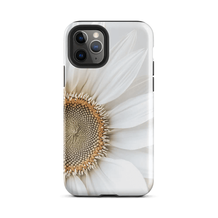 White Sunflower Tough Case for iPhone® product image (25)