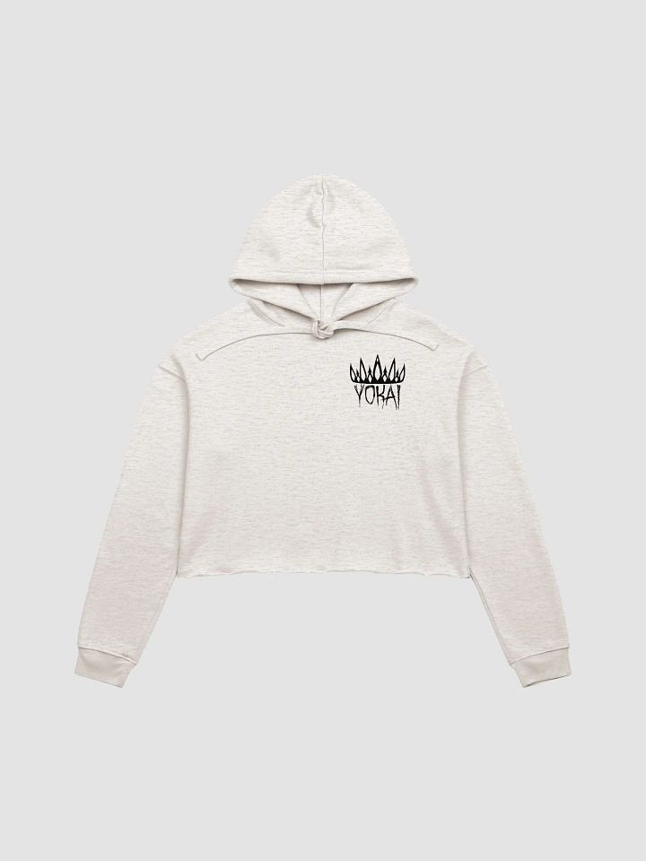 Yokai Queen (Small Black Logo) - Cropped Sweatshirt product image (1)