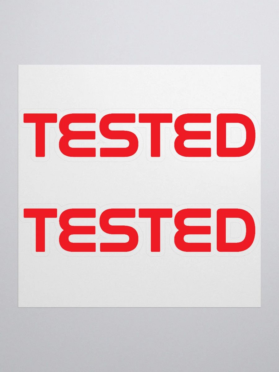 Tested Worm (Die-Cut Sticker) product image (1)