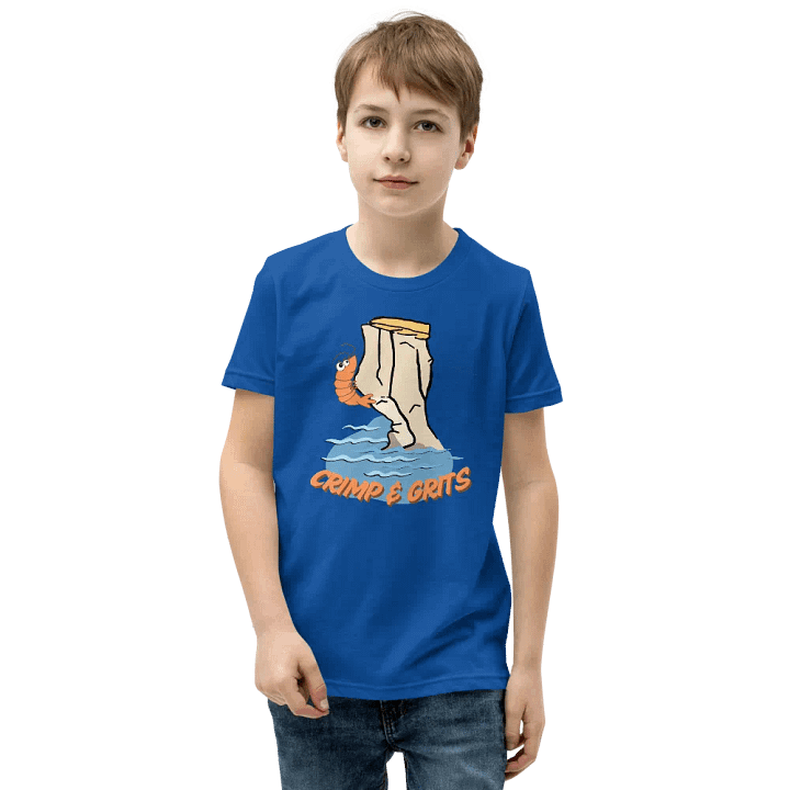 Crimp and Grits - Youth Climbing T-Shirt product image (45)