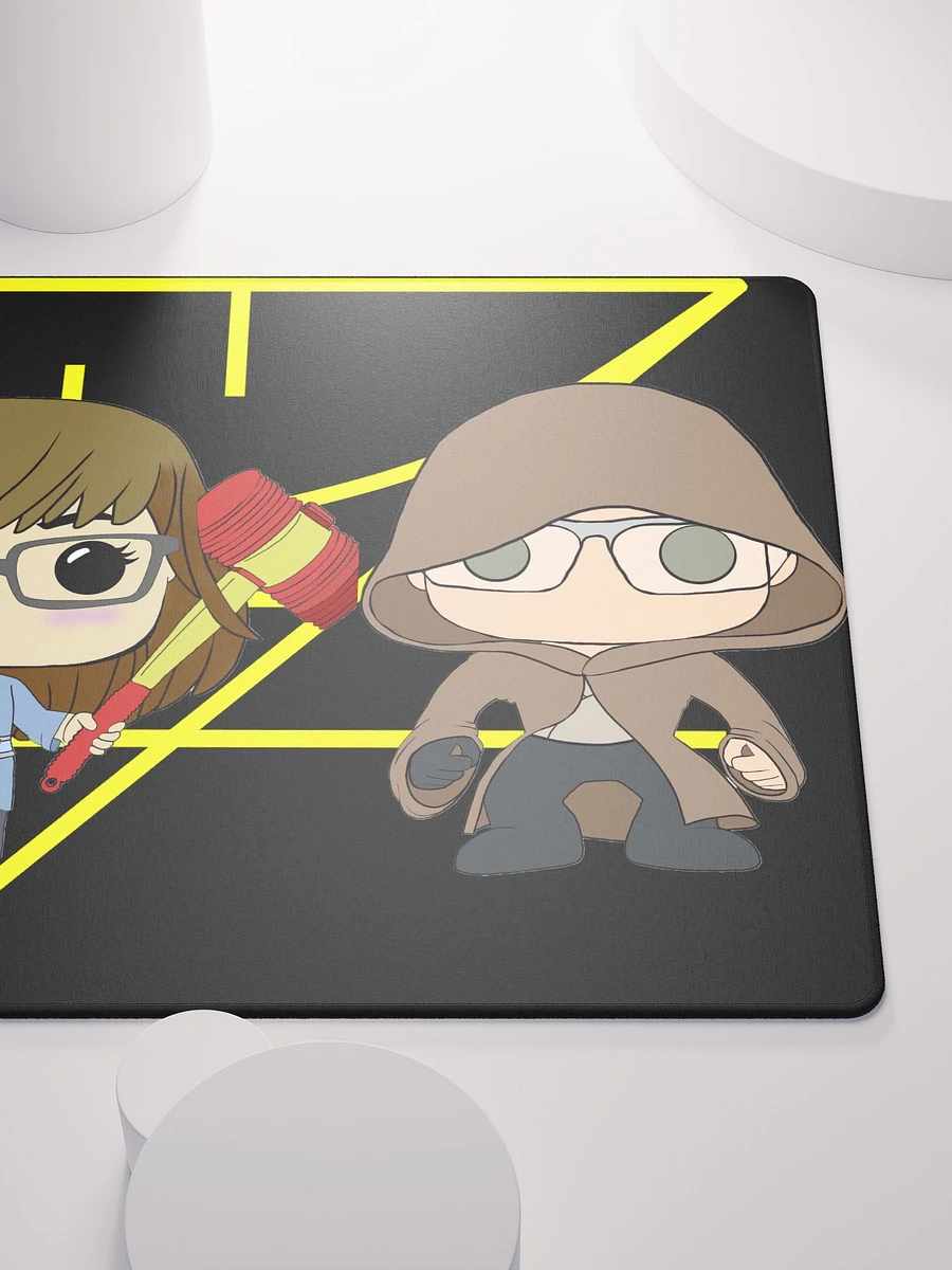 Critter Cuddler and Dorn_Geek Square Gaming Mousepad product image (5)