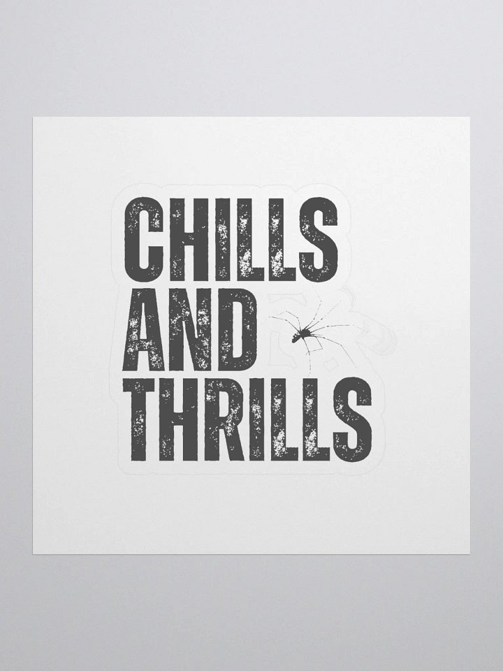 Chills and Thrills Spider Kiss Cut Stickers product image (1)