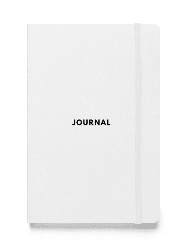 White Hardcover Bound Journal product image (1)
