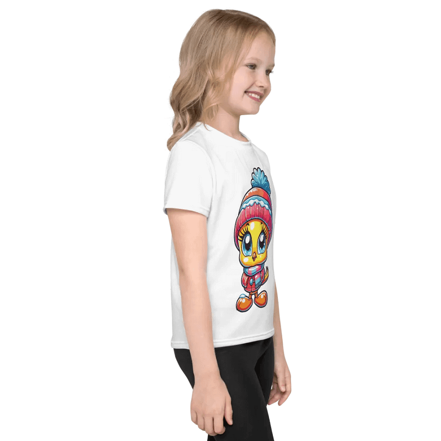 Cheerful Chick All-Over Print Kids T-Shirt product image (4)