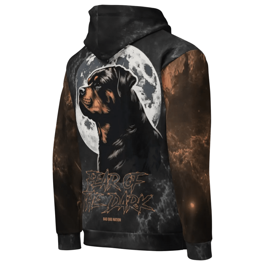 Fear of the Dark - Rottweiler - Adult All-Over Print Unisex Hoodie product image (1)