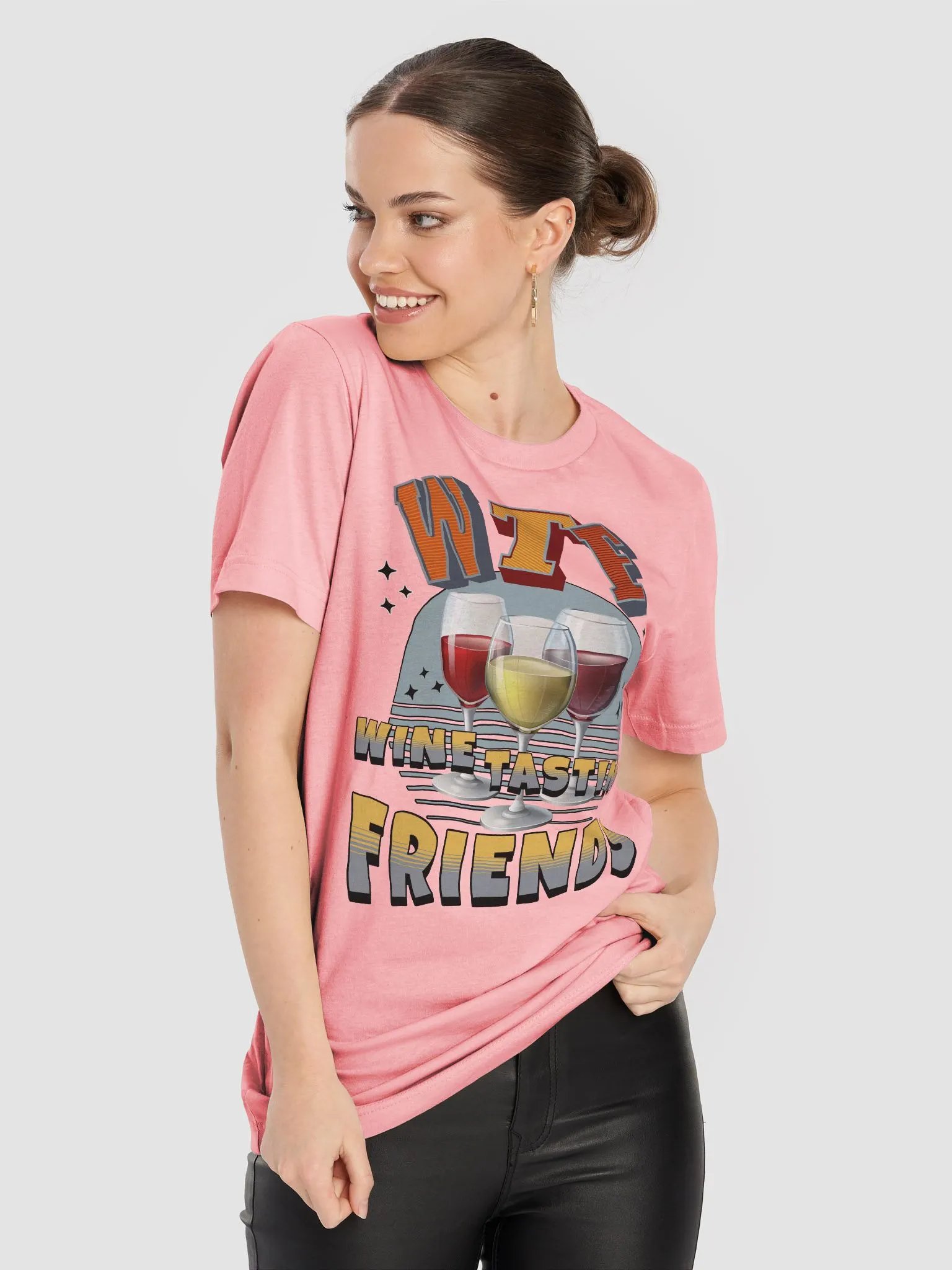 WTF Wine Tasting Friends T-Shirt product image (5)