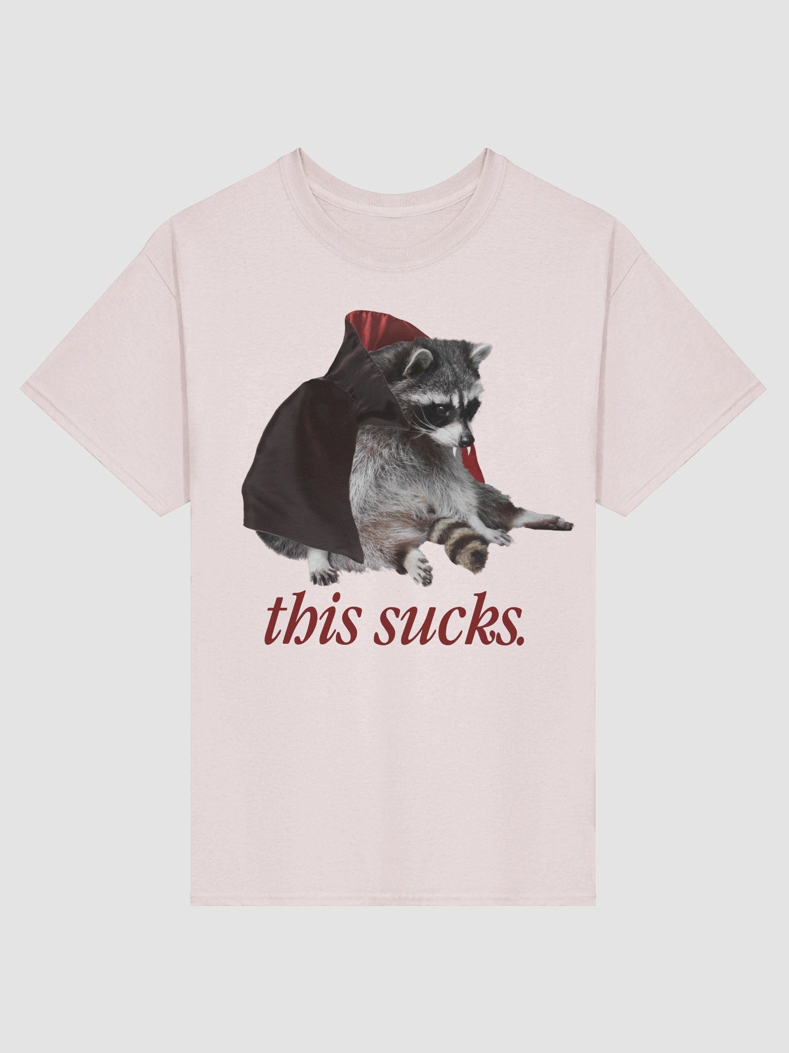 This Sucks - Halloween vampire raccoon t-shirt product image (1)
