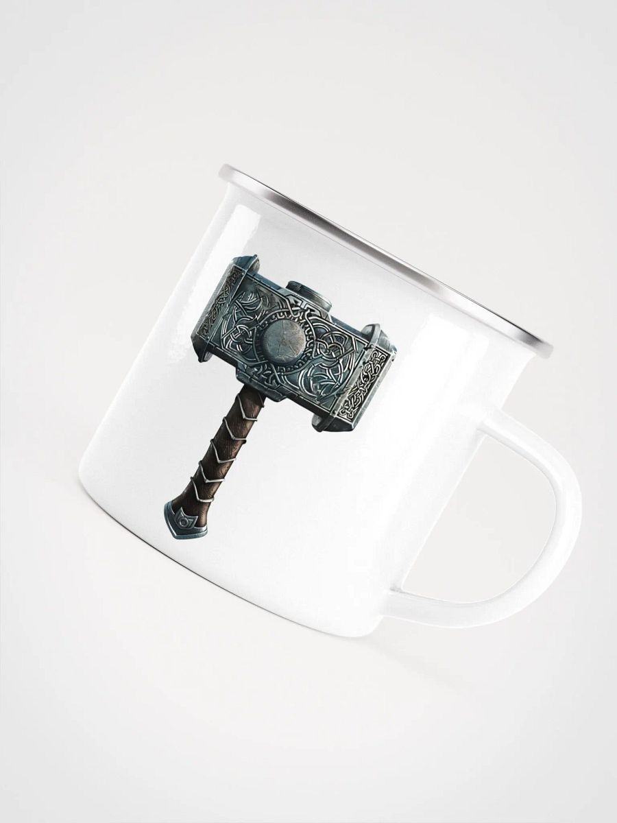 Mjolnir - Thor's Hammer Enamel Mug product image (5)