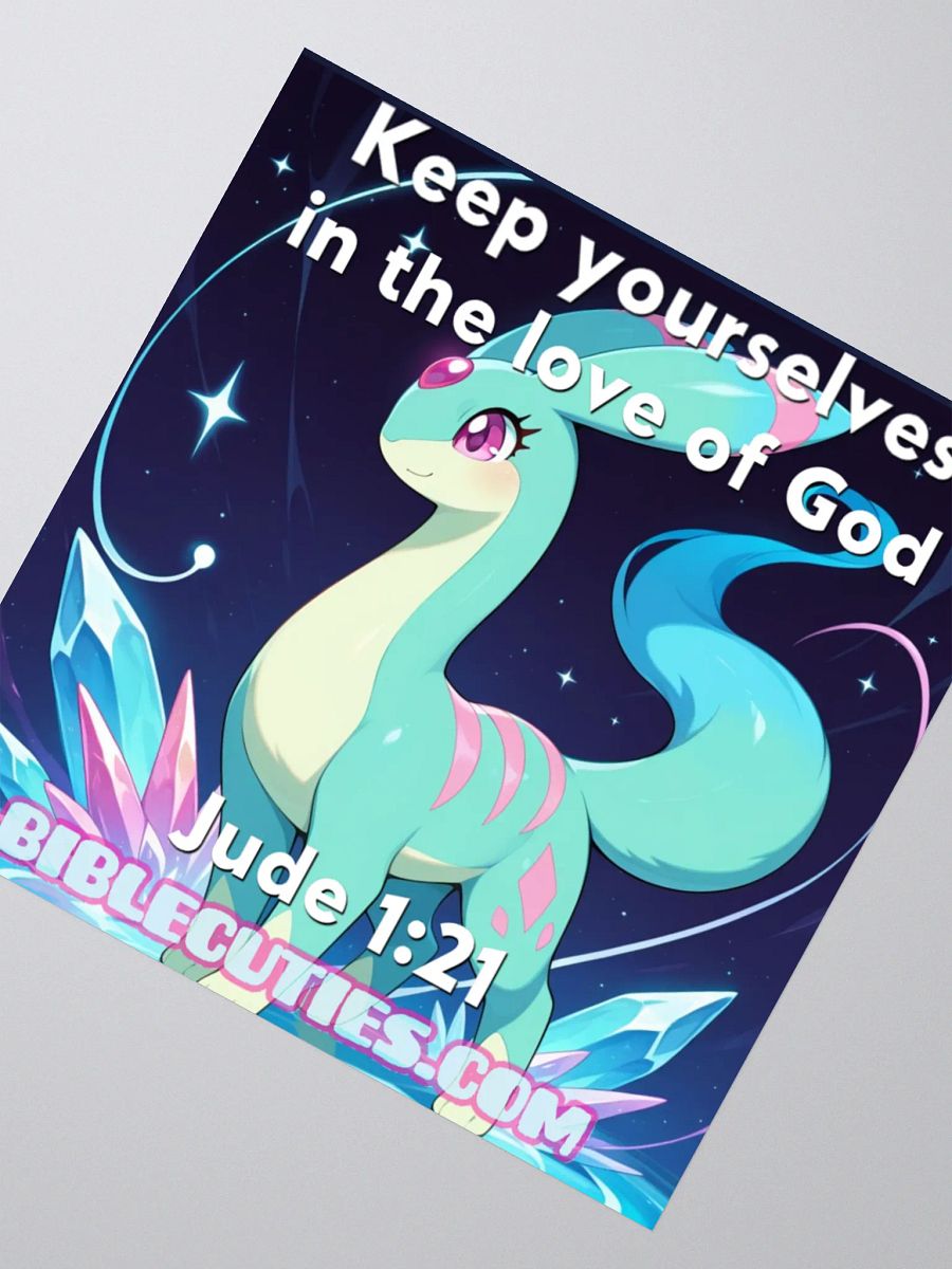 Bible Cuties Sam - Keep yourselves in the love of God Sticker product image (4)