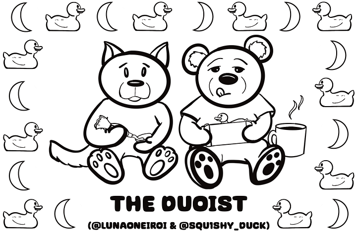 Luna and Squish Colouring Page product image (1)