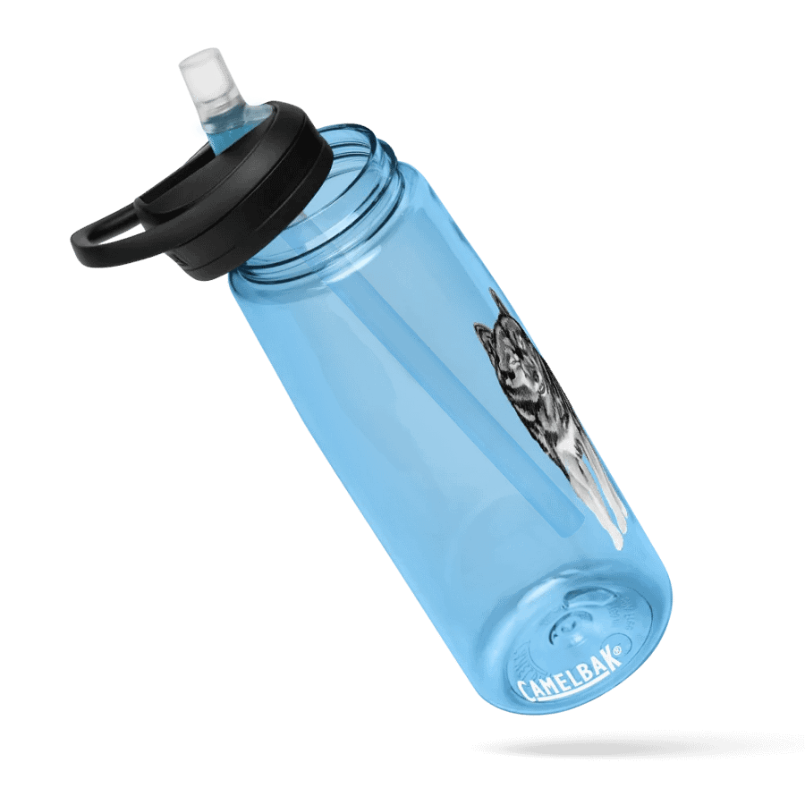 Wolf Drawing Water Bottle Straw product image (63)