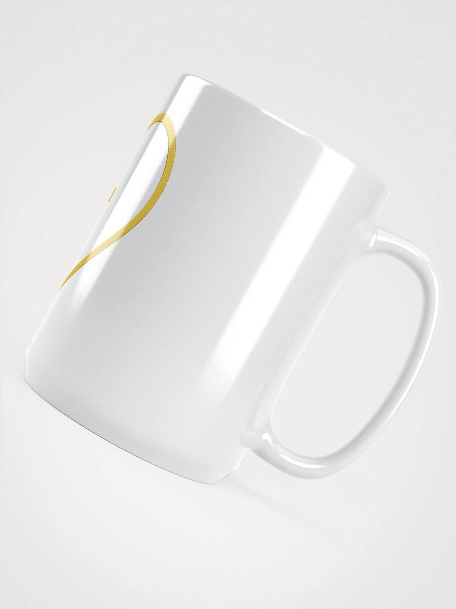 Vivid Heart Cross White Mug product image (4)