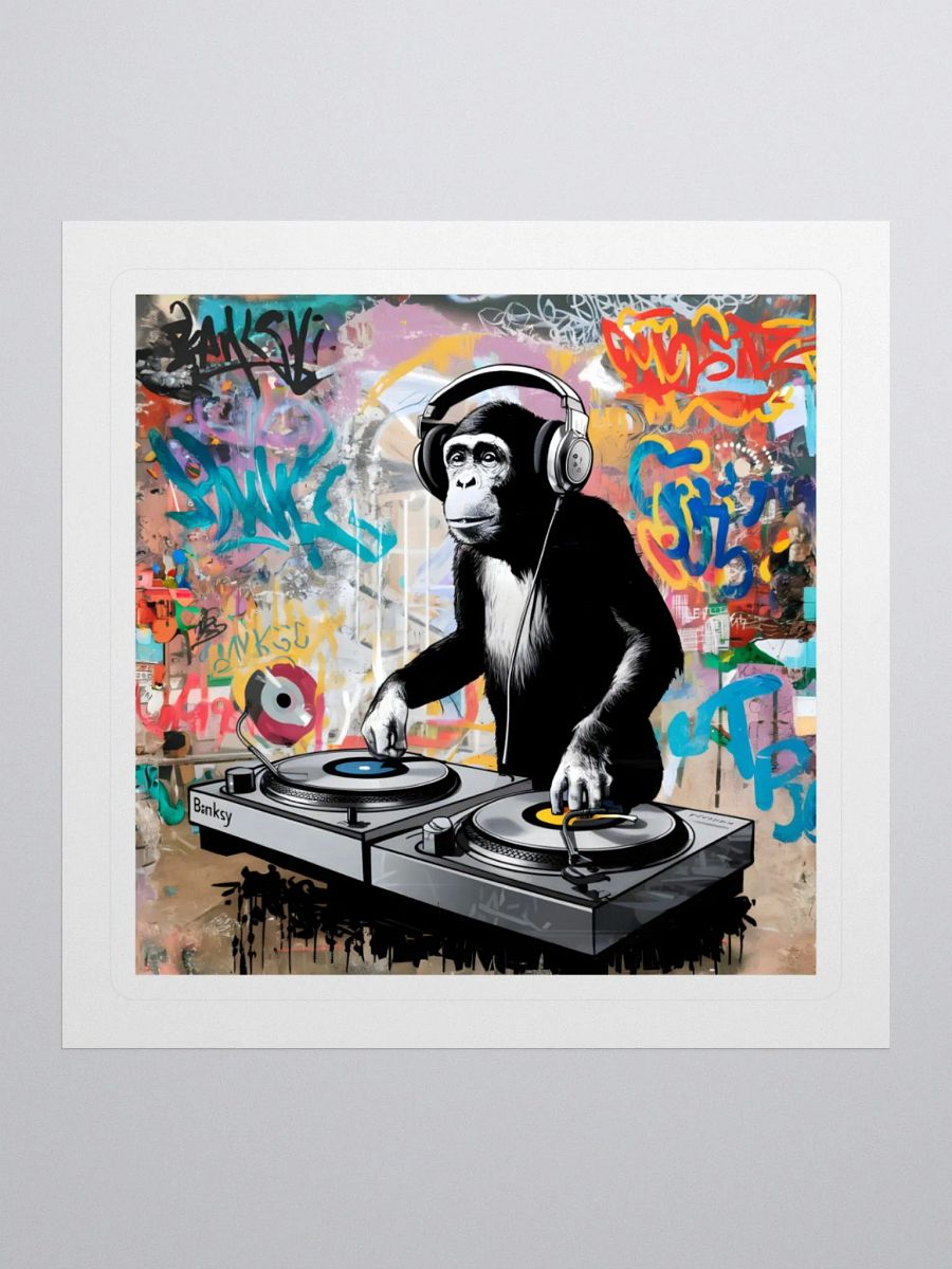 DJ Chimp Graffiti Style Stickers product image (1)