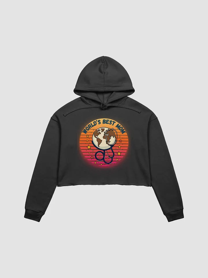 Globetrotting Mom Crop Hoodie product image (2)
