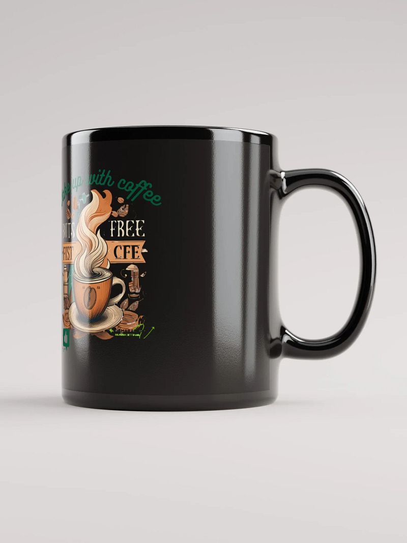 Wake Up with Coffee Mug