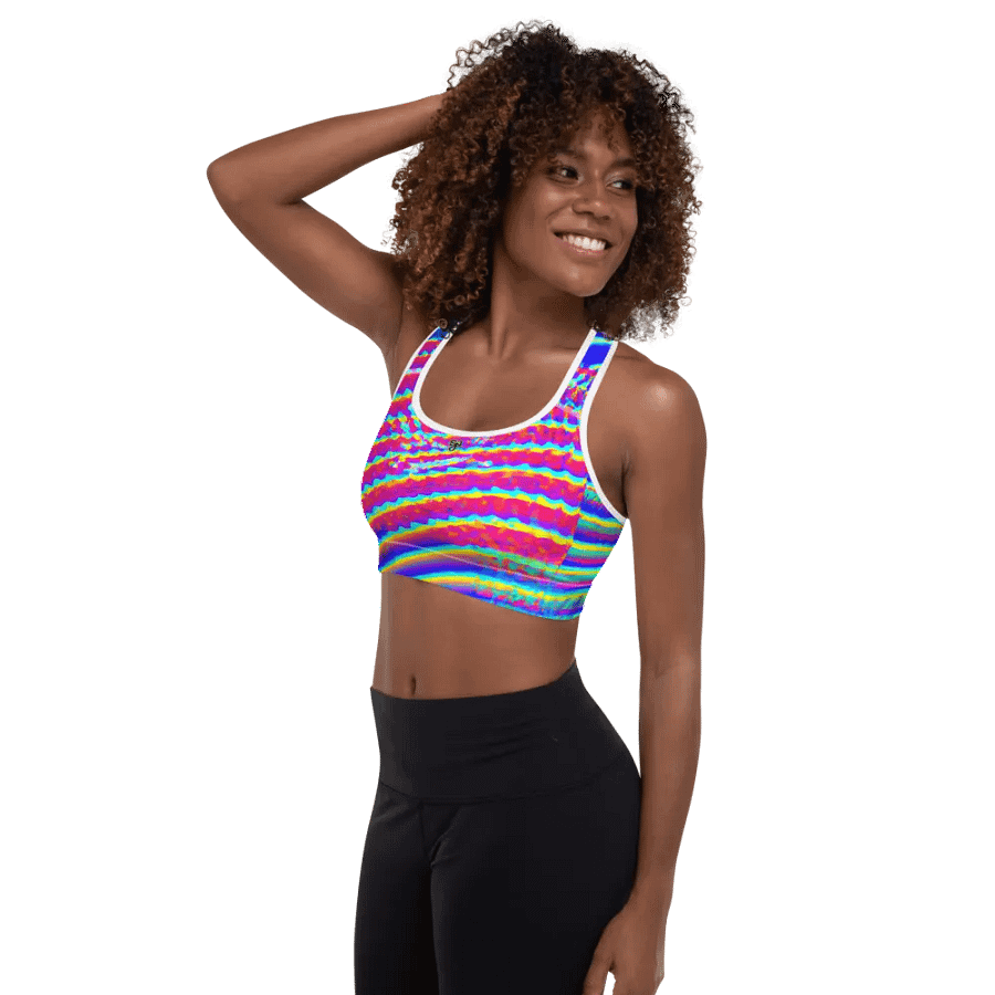 Syn Vaporwave Static Sports Top product image (1)