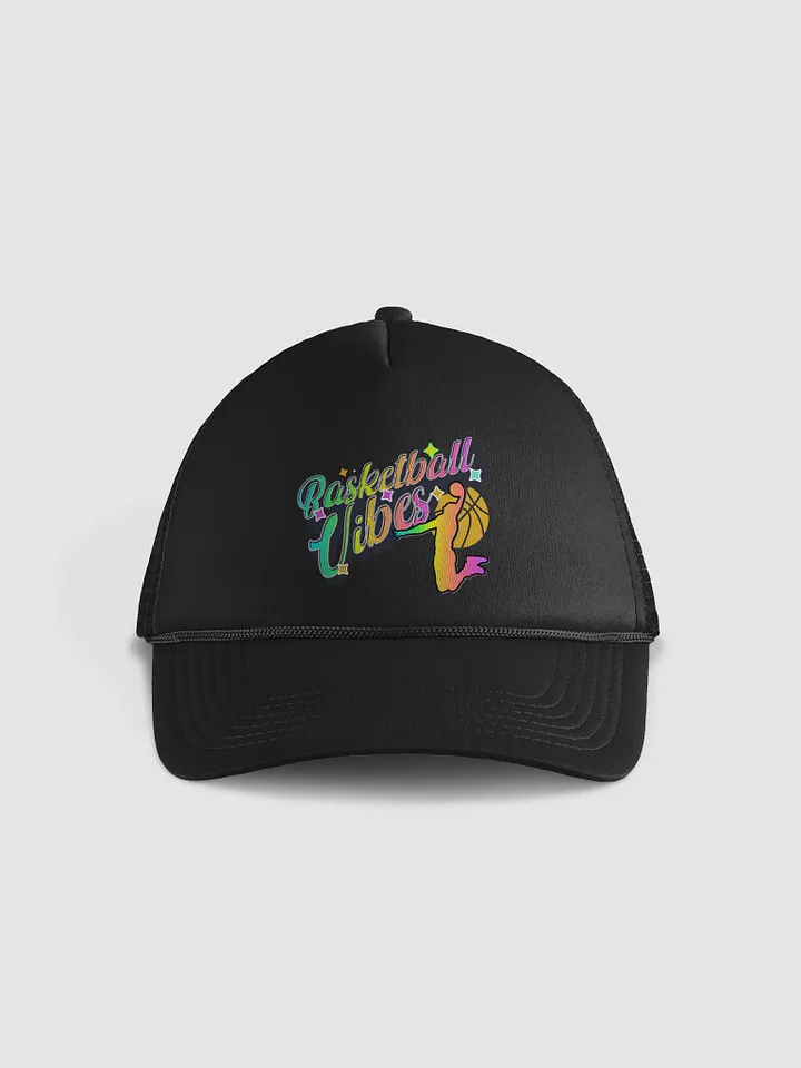Basketball Vibes Rainbow Sky Dunk Trucker Hat product image (1)