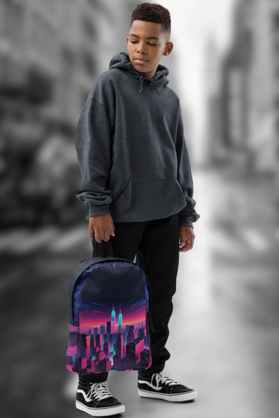 Vaporwave New York City All Over Print Backpack product image (7)